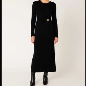 Cleobella Hjarta Midi Dress NWT Size Small Black